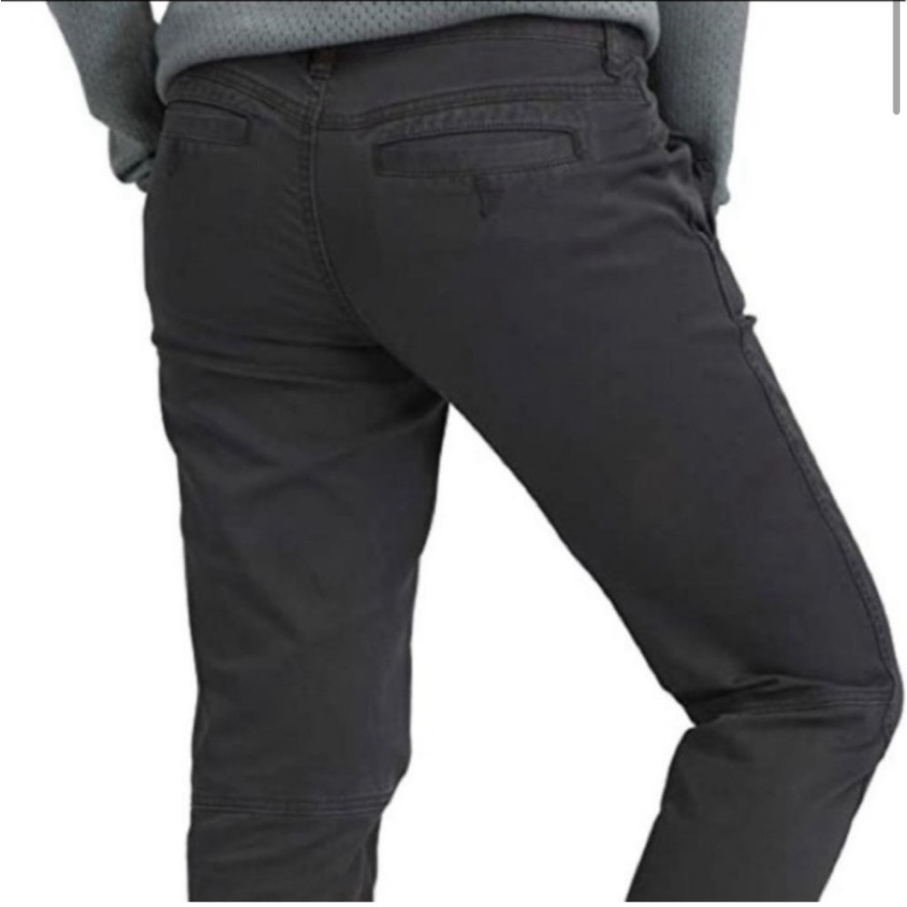 NWT PrAna Janessa 2 Way Stretch Button Fly Cropped Woven Pant In Charcoal Size 8 - Picture 8 of 8